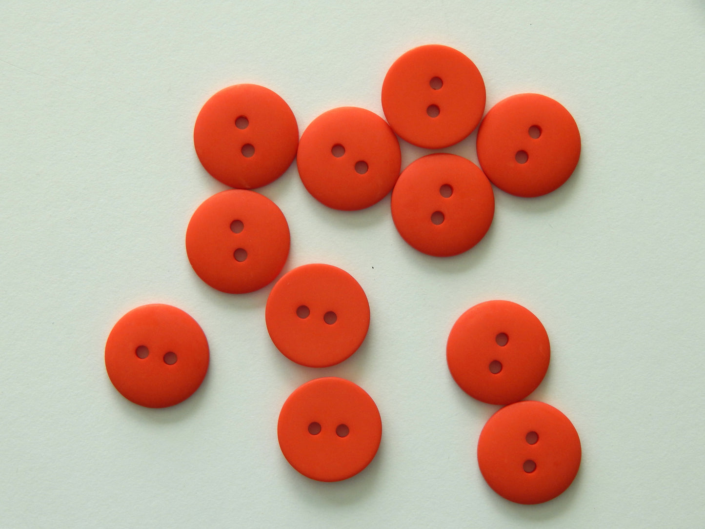 orange craft buttons