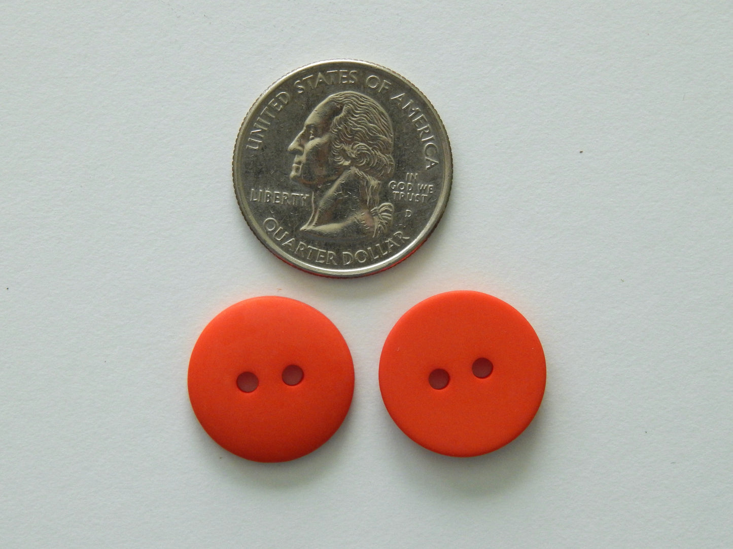 orange childrens buttons