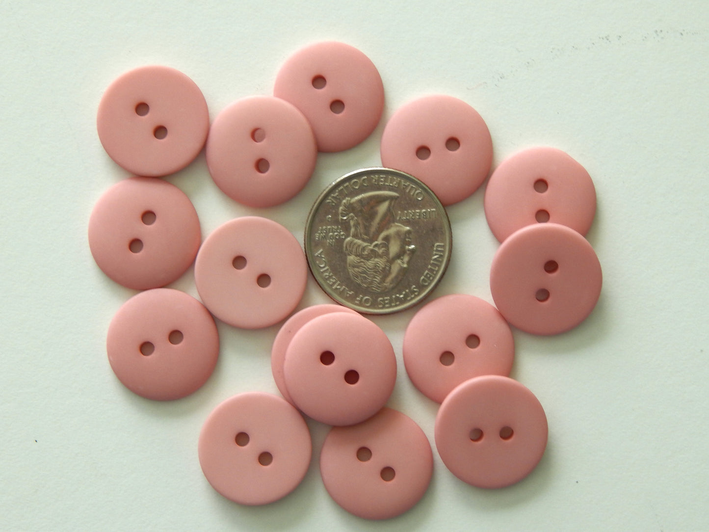 light pink 1/2" buttons