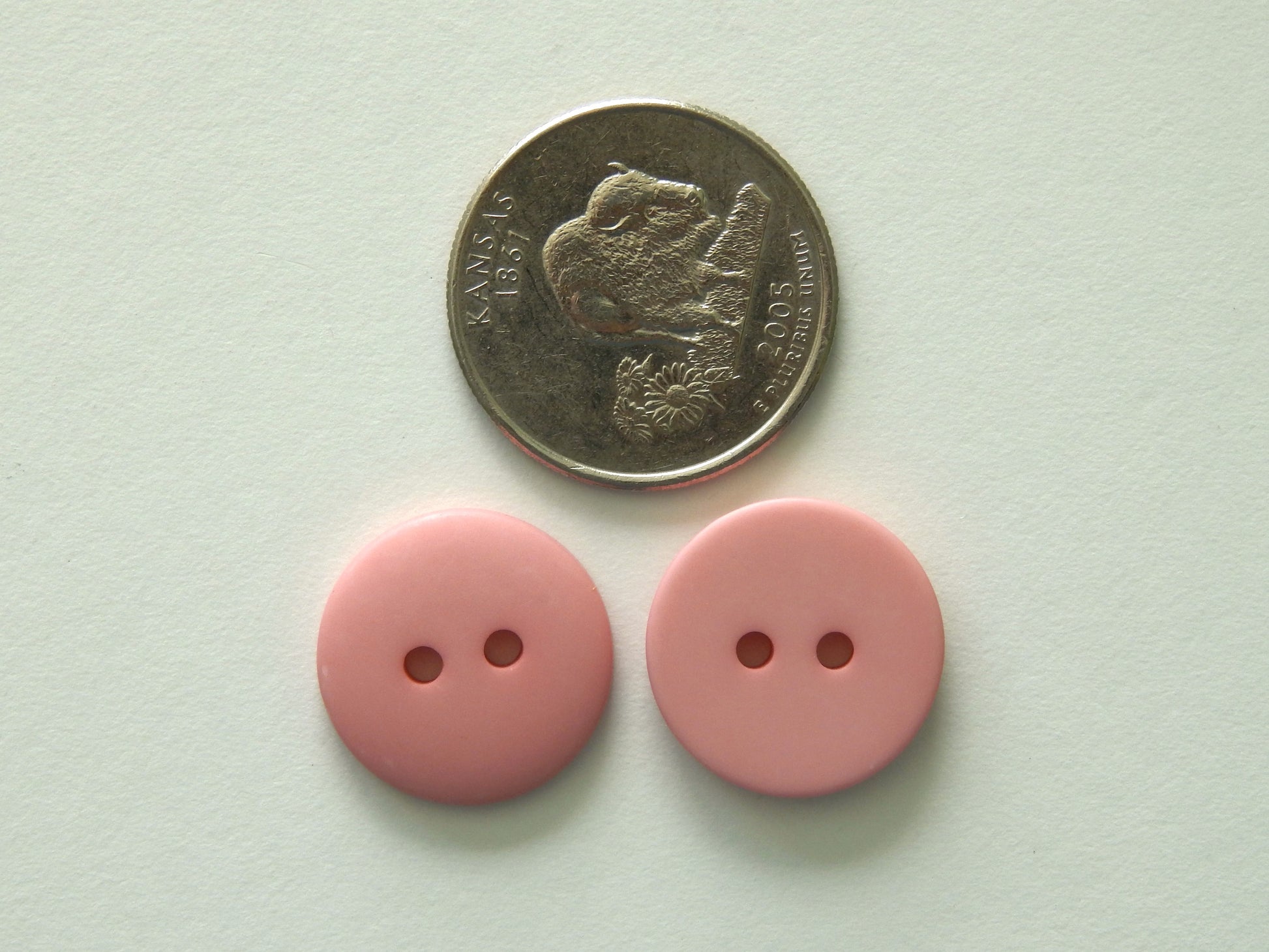 bubble gum pink coating buttons