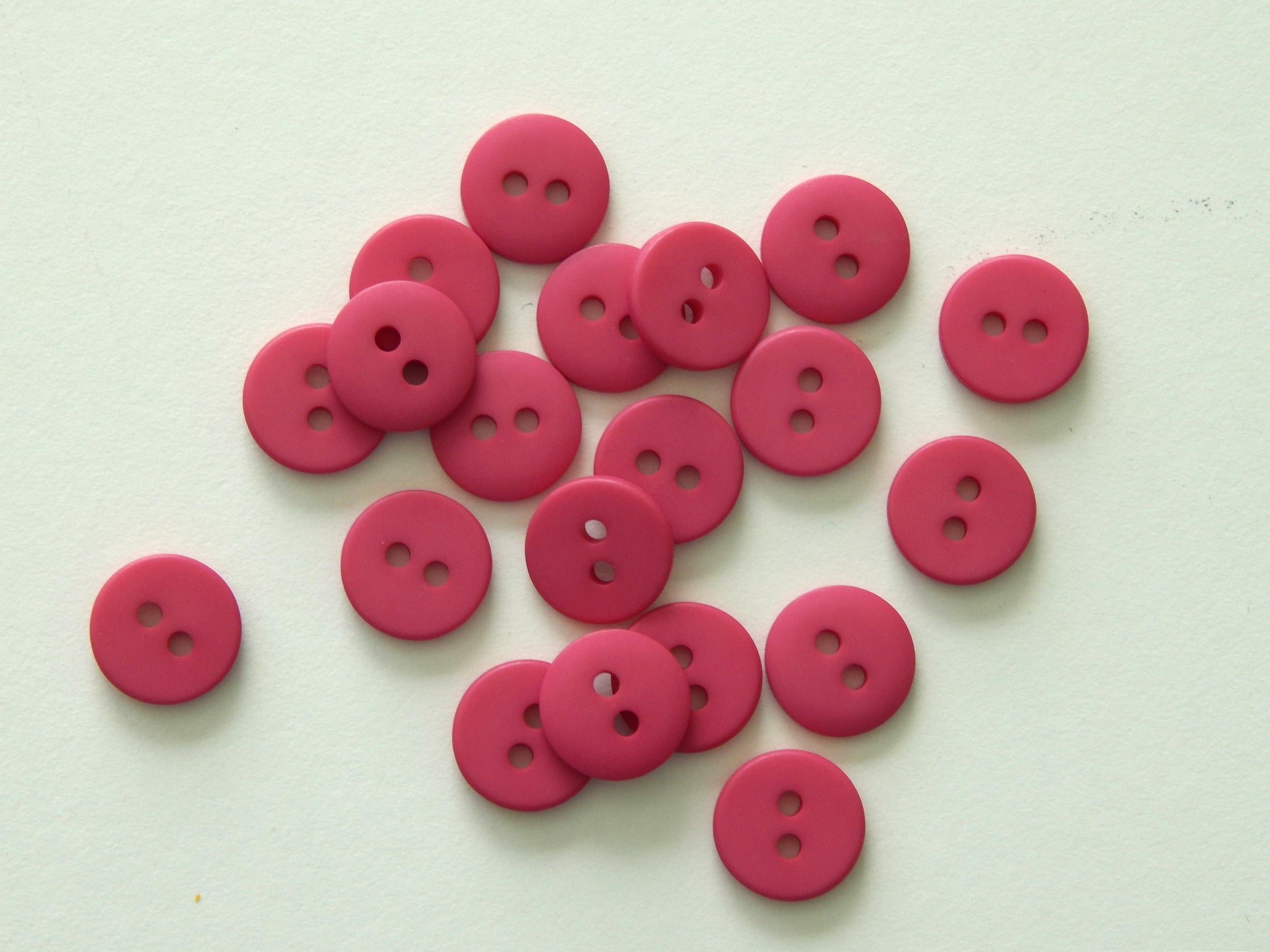 pink polyester shirting buttons