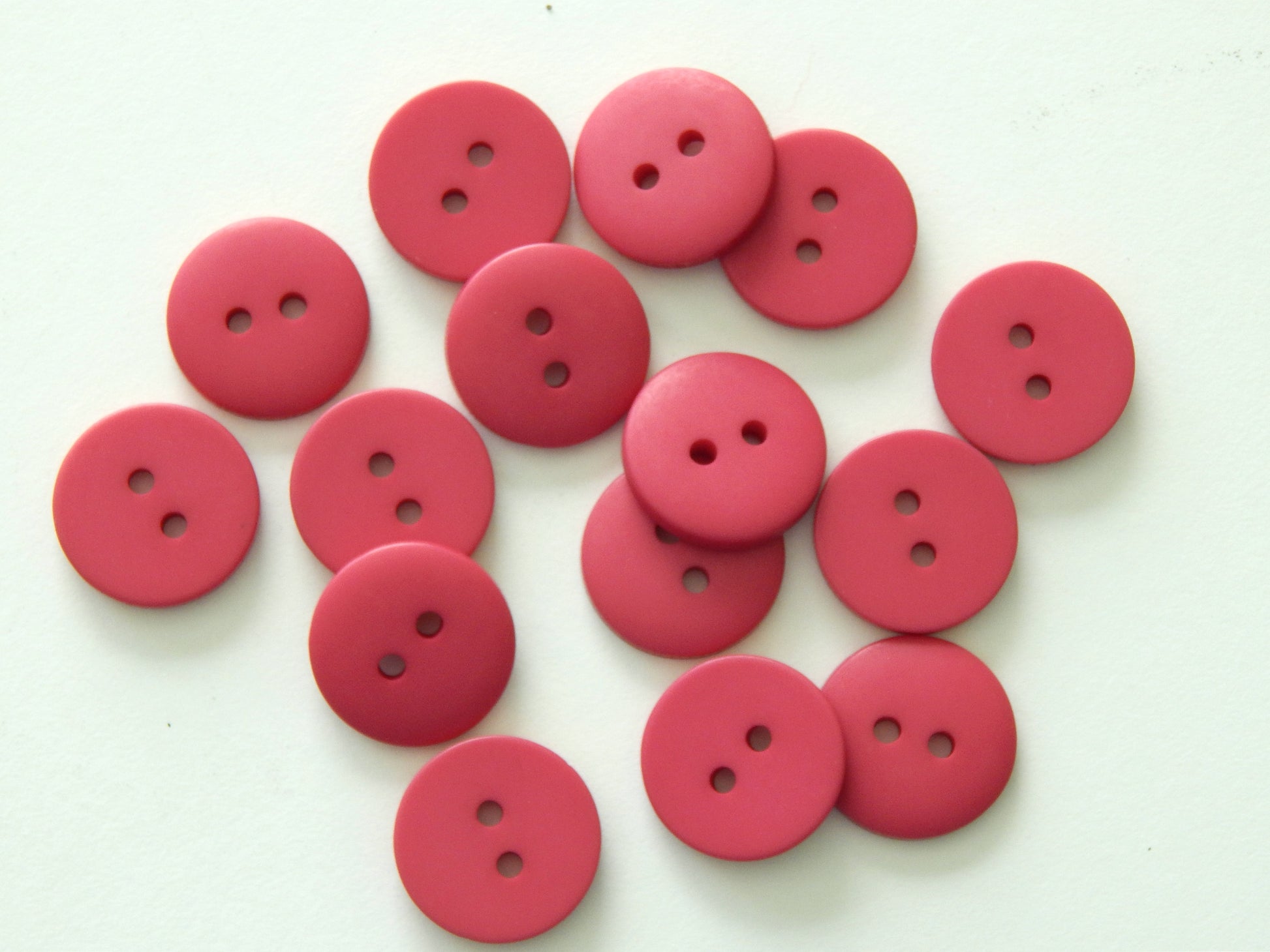 pink children's buttons