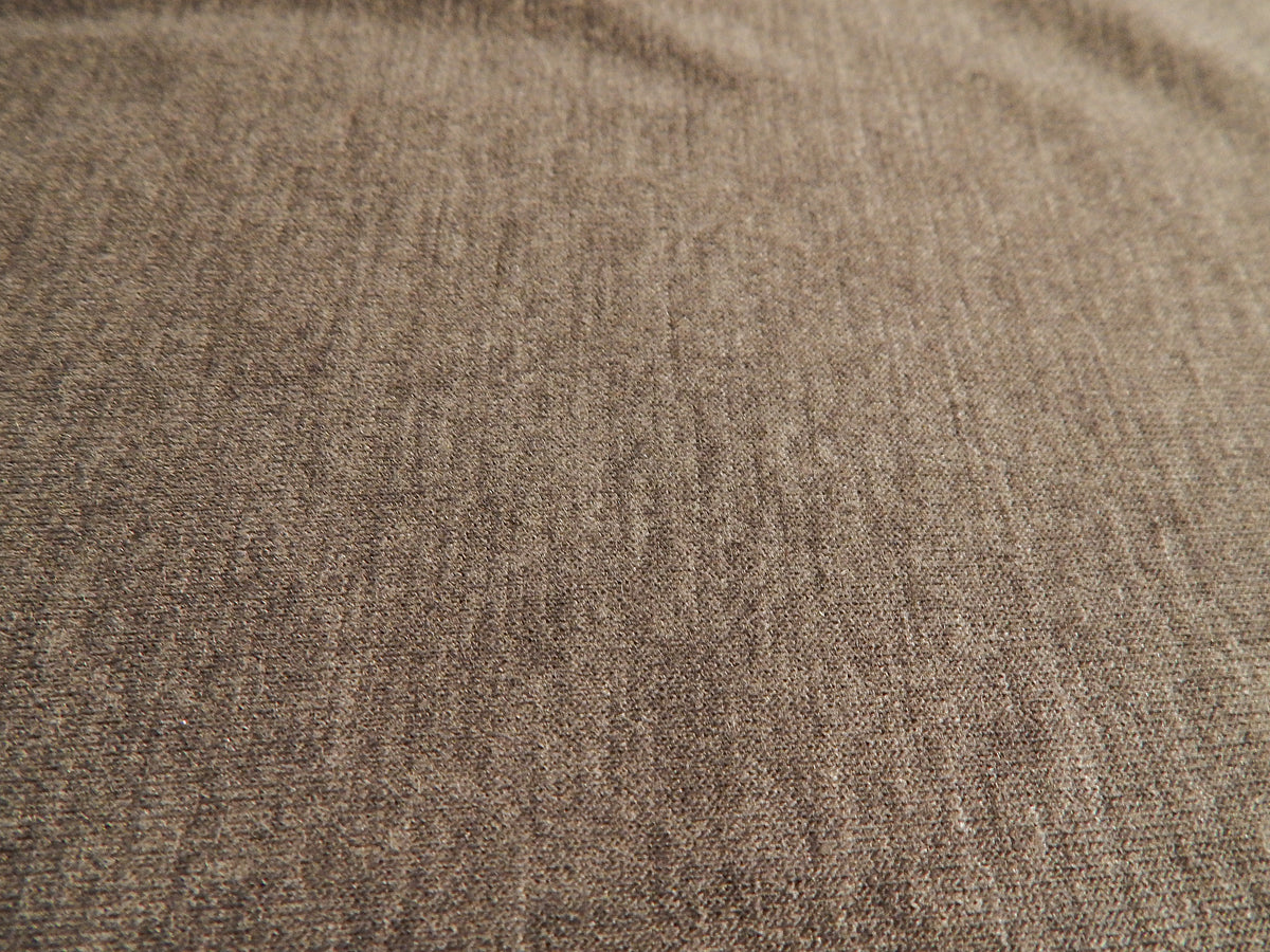 Heathered Dark Grey Rayon Jersey