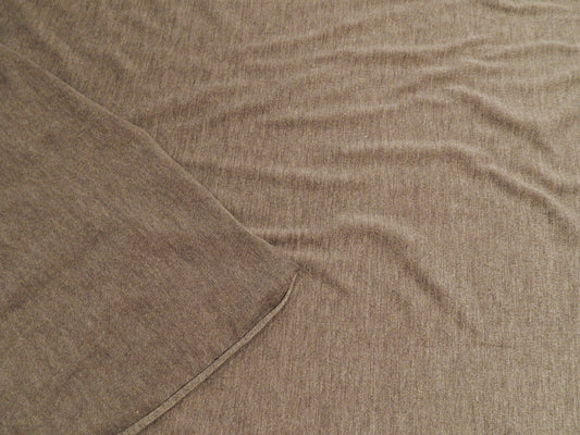 Heathered Dark Grey Rayon Jersey
