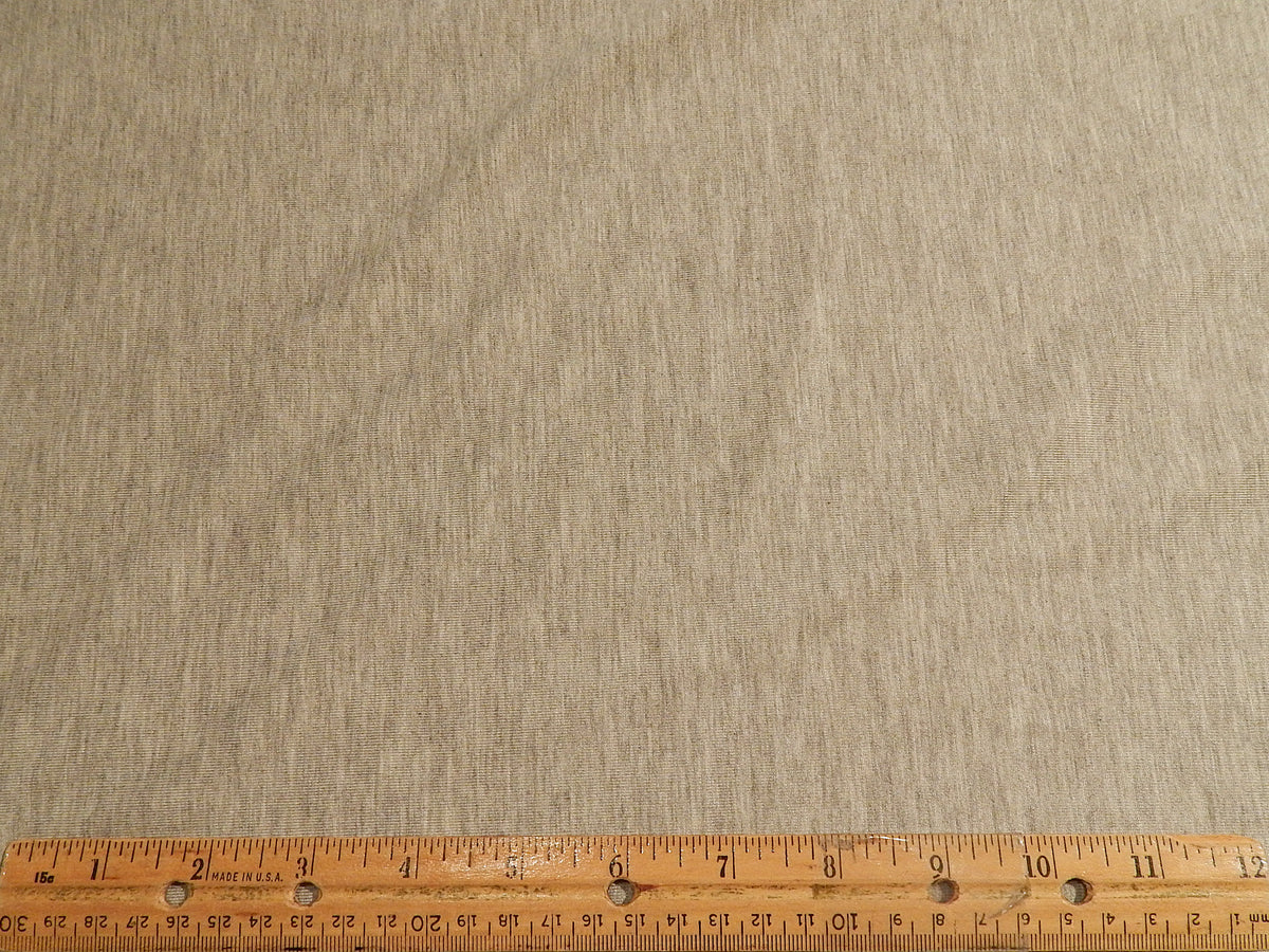 Heathered Light Grey Rayon Jersey