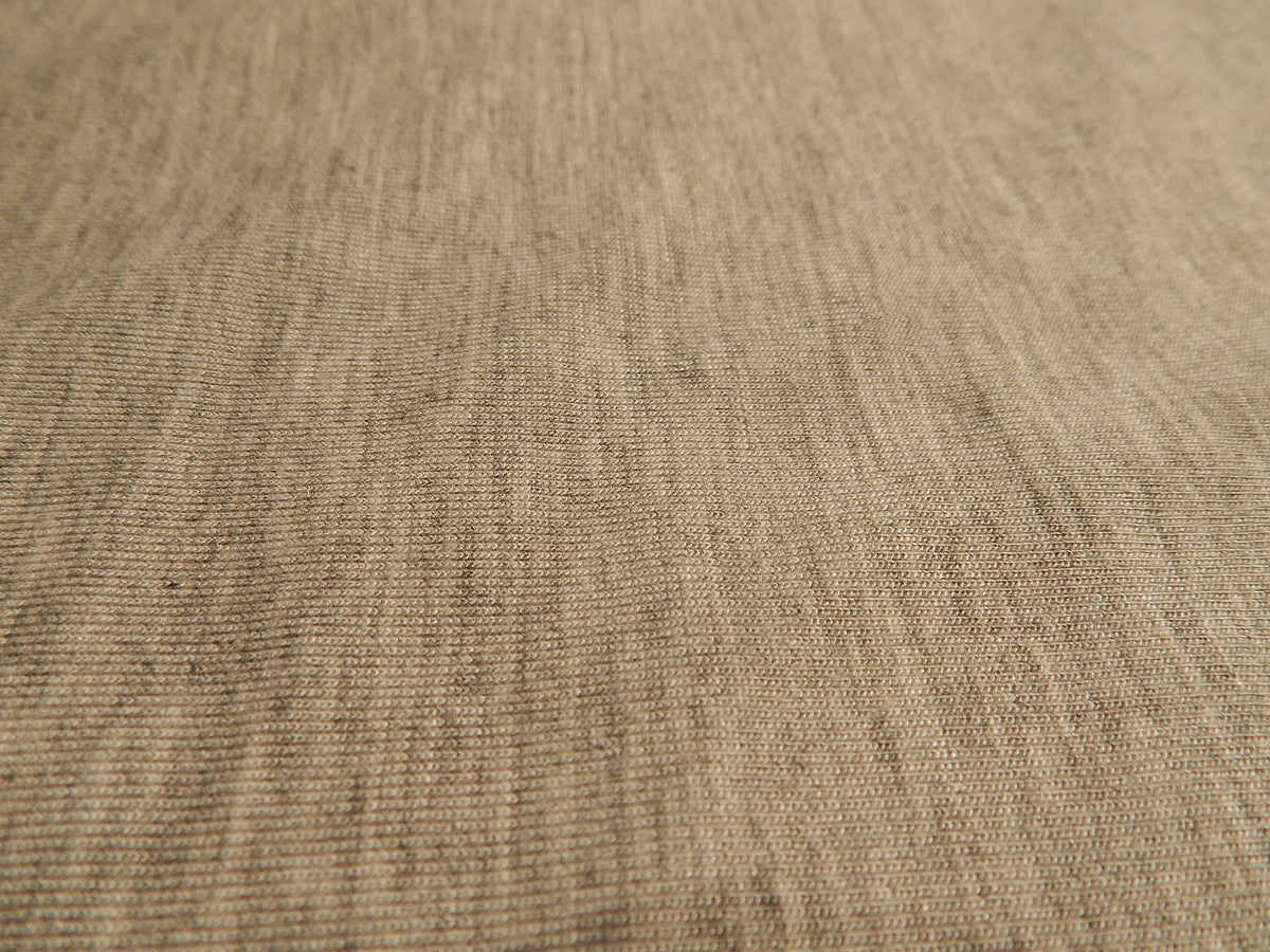 Heathered Light Grey Rayon Jersey