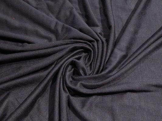 navy blue rayon spandex deadstock jersey knit fabric