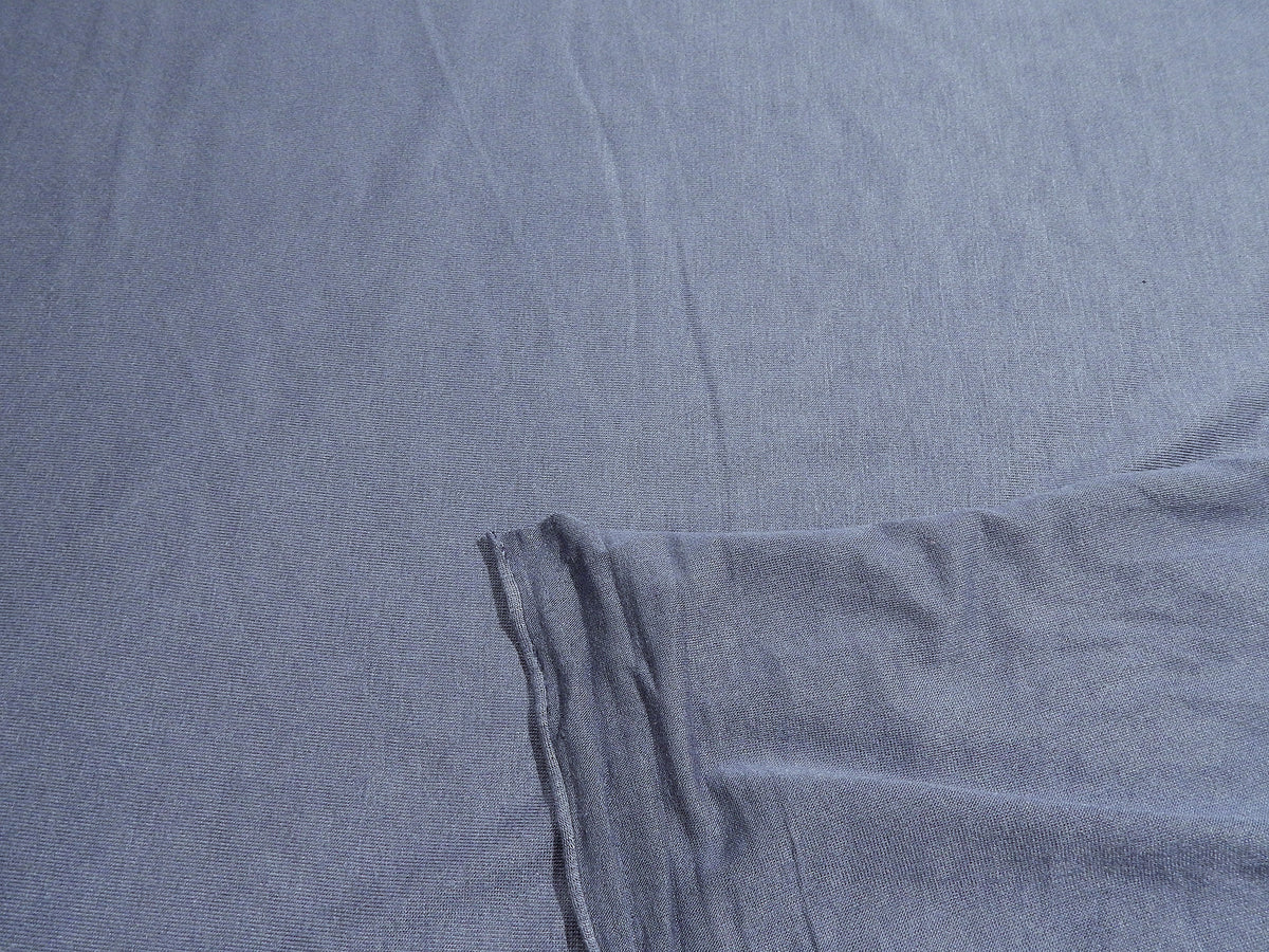 Denim Blue Rayon Jersey