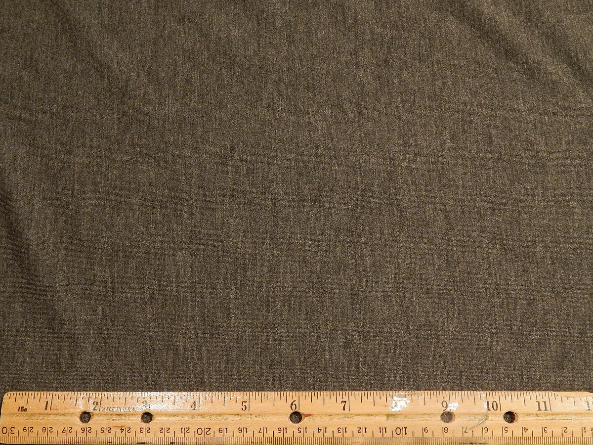 Heathered Dark Grey Rayon French Terry