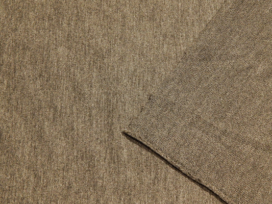 Heathered Dark Grey Rayon French Terry