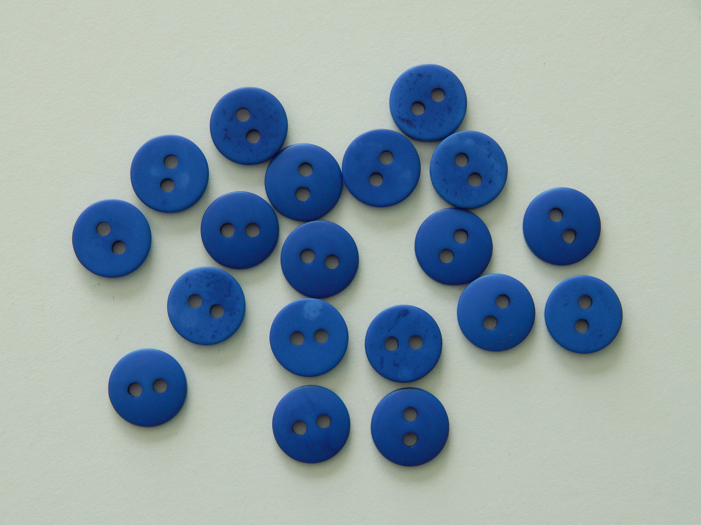 blue polyester buttons