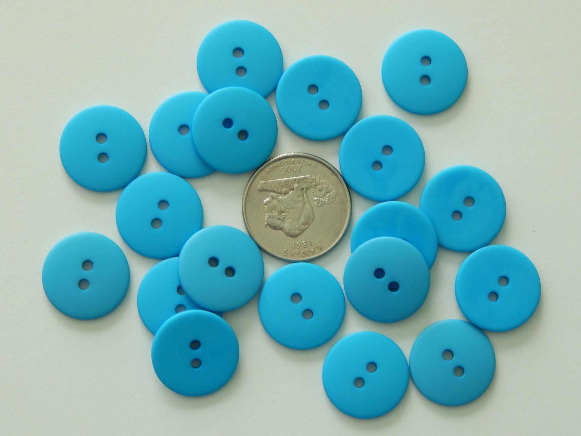 peacock blue shirting buttons