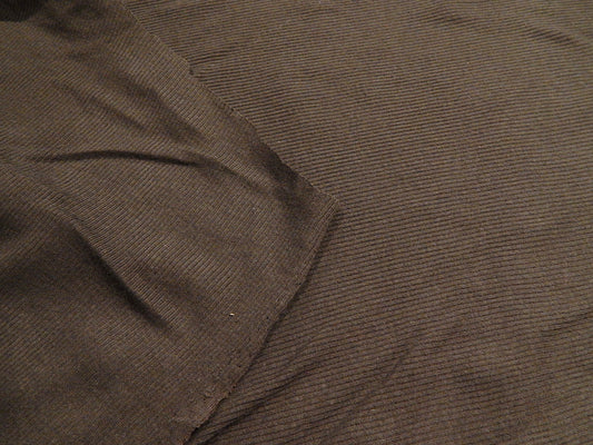 Dark Grey Rayon T-Shirt Rib Knit