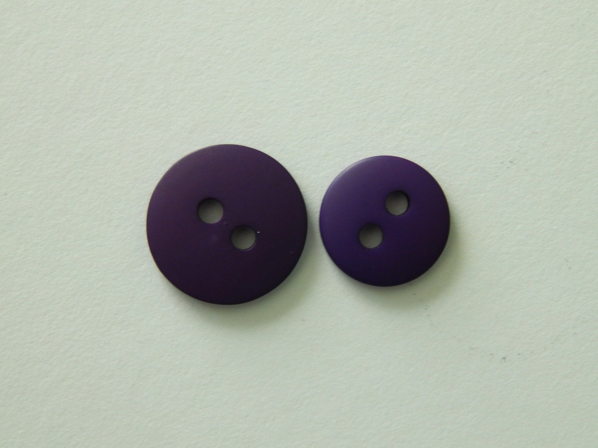 purple polyester buttons