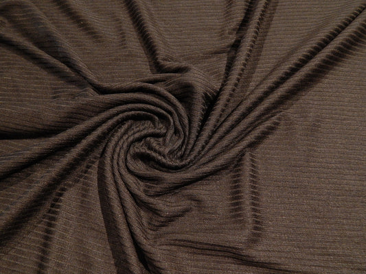 black tshirt rib knit fabric deadstock