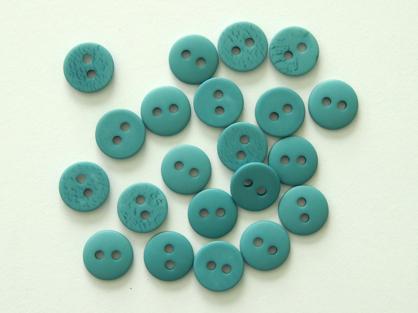teal polyester shirting buttons