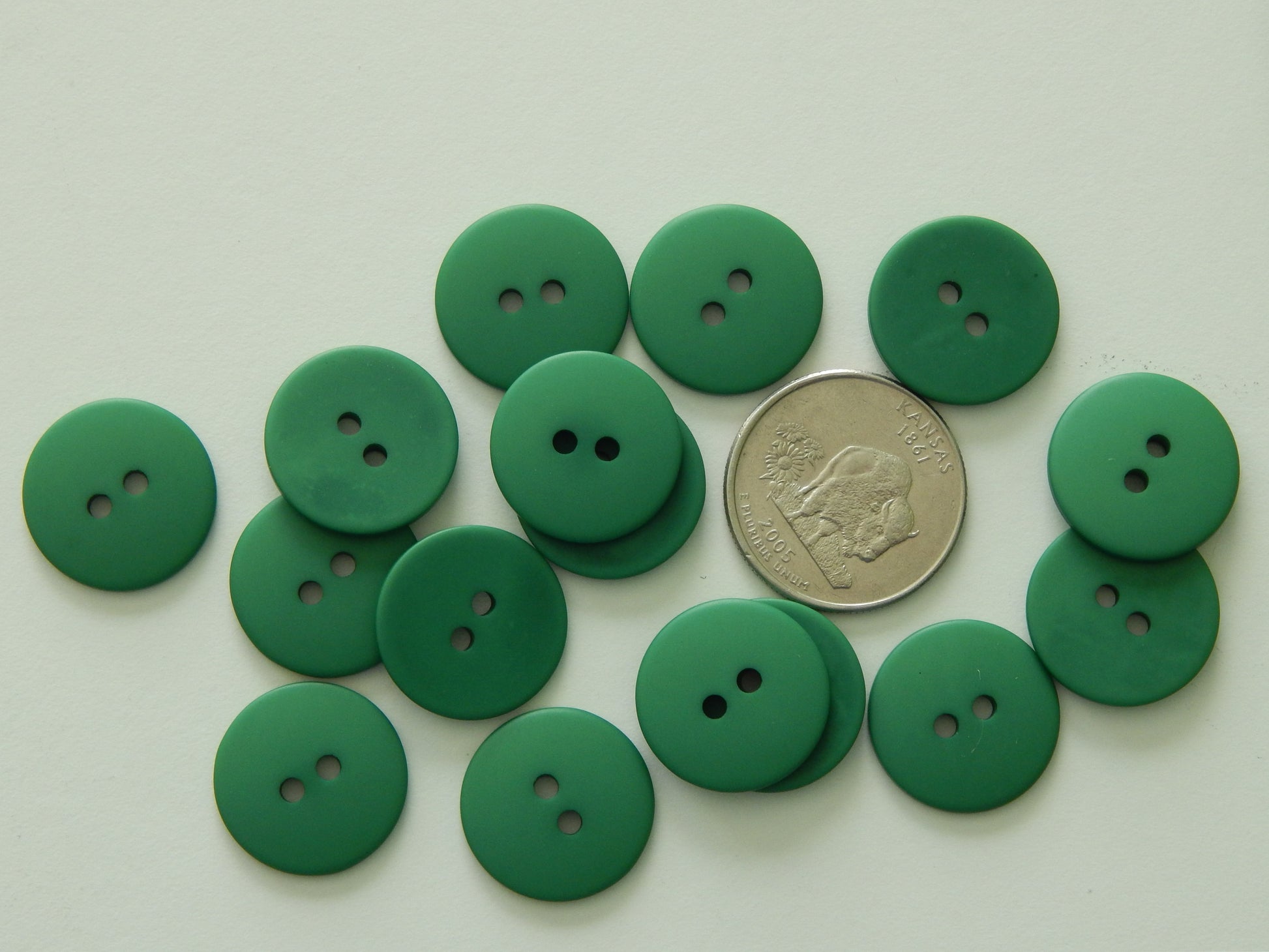 grass green coating buttons