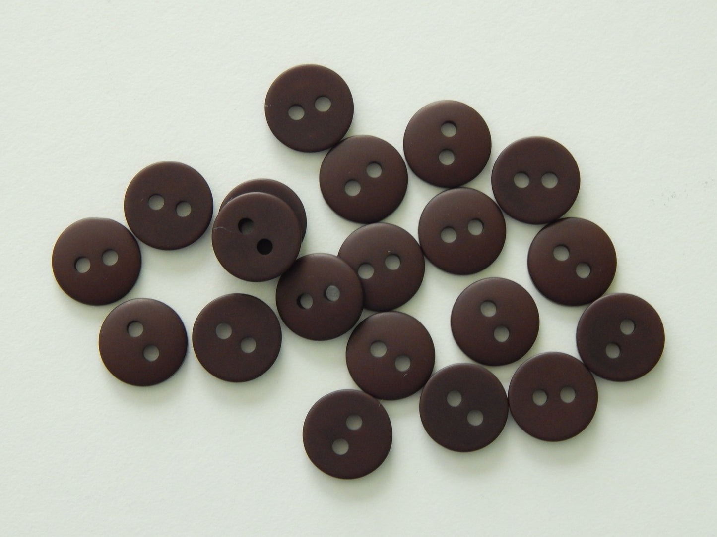 dark brown polyester shirting buttons