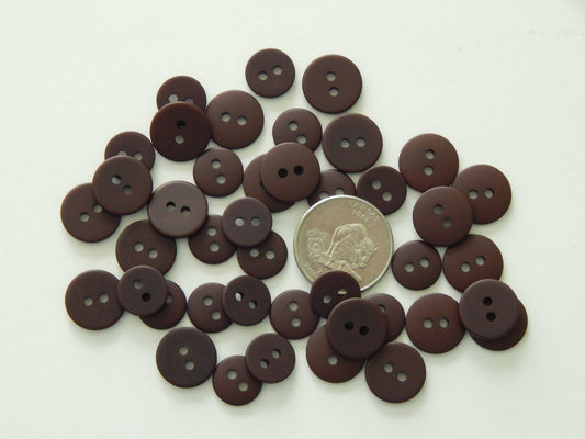 dark brown buttons