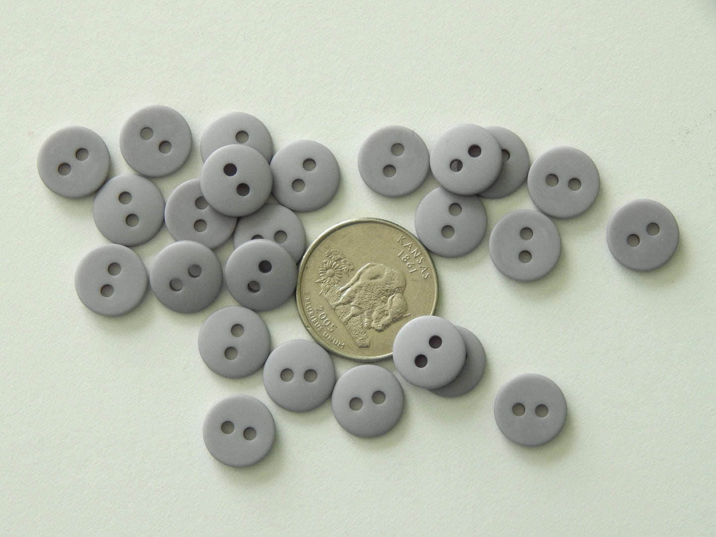 gray cuff buttons