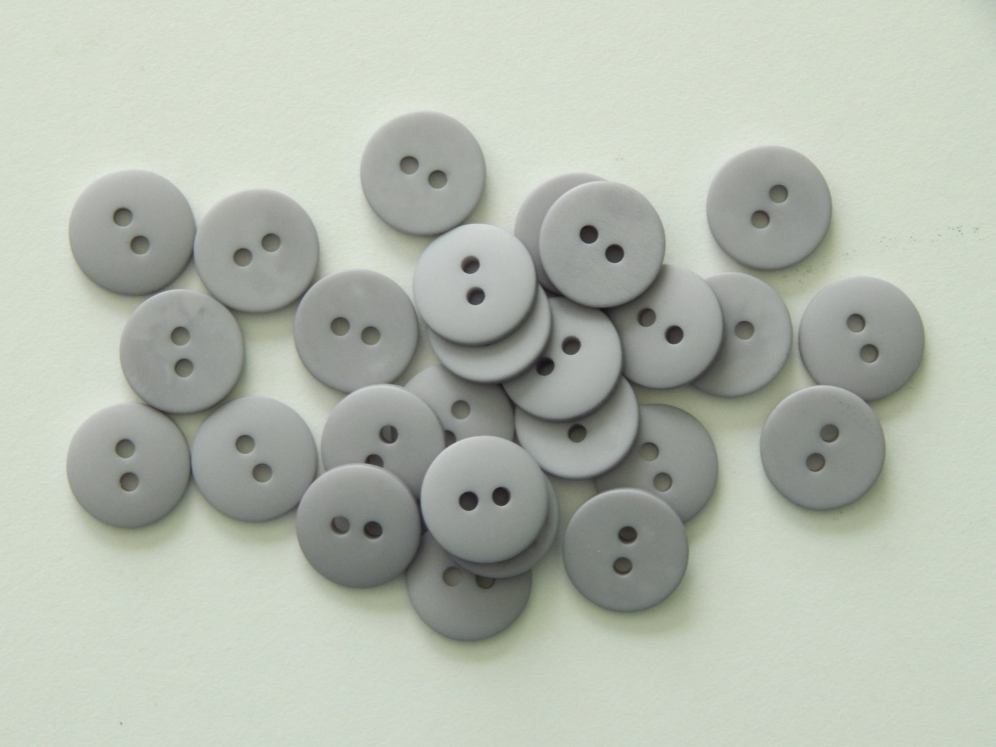 light grey 2 hole buttons