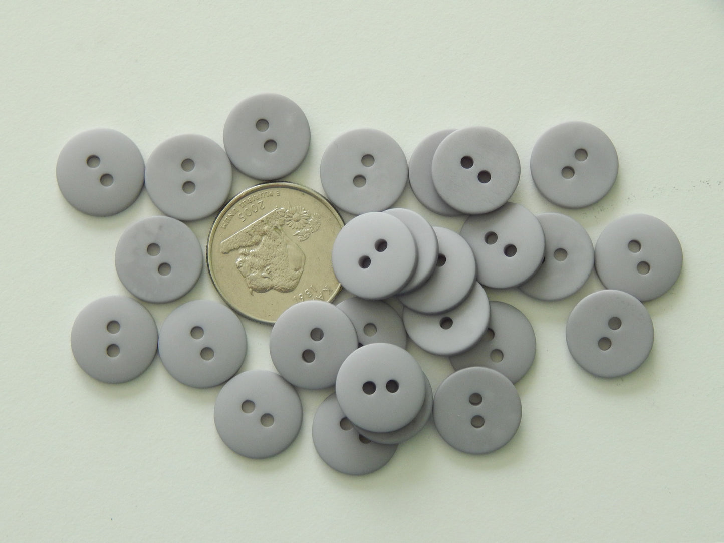 medium grey 5/8" buttons