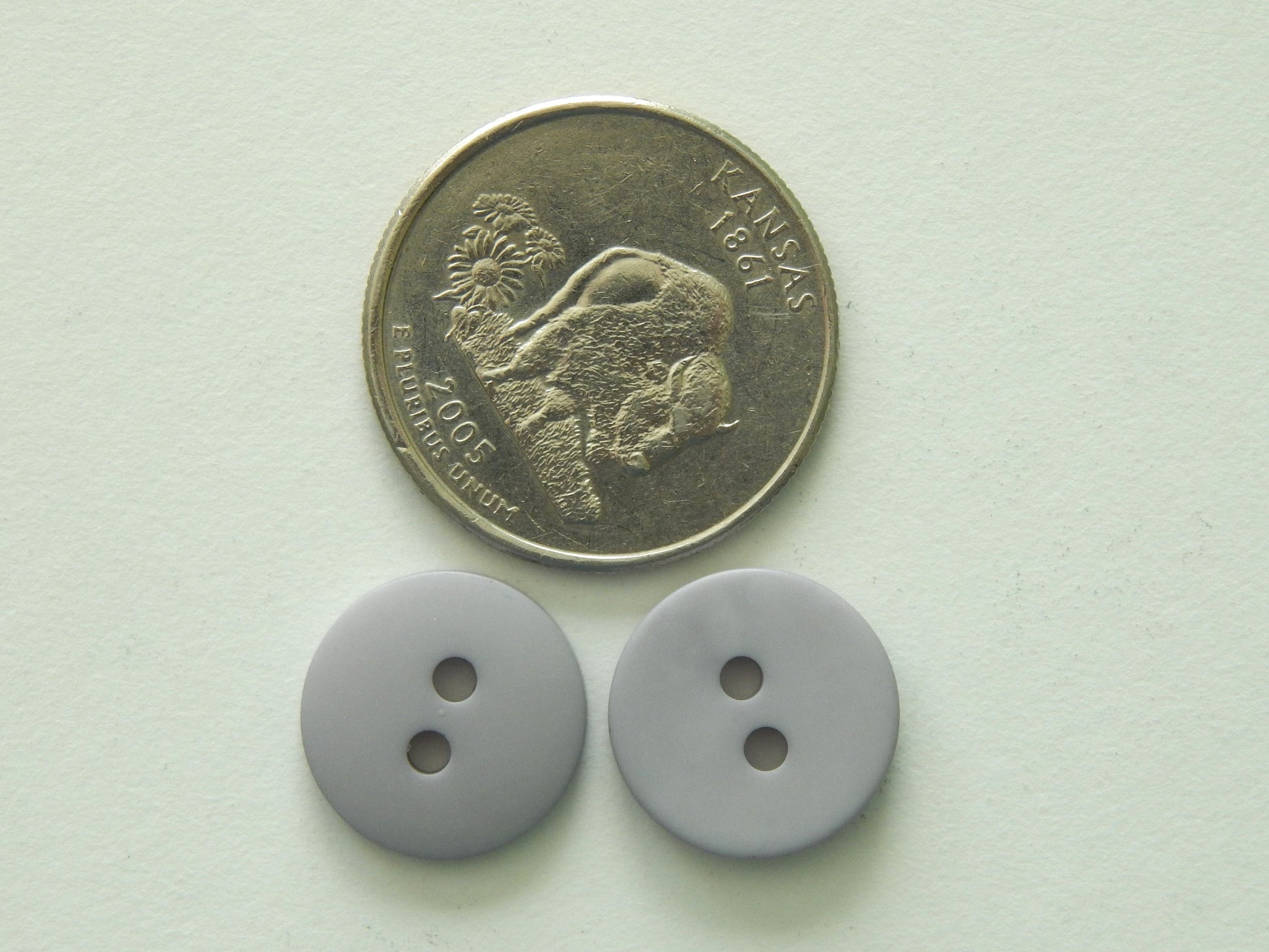 taupe 2 hole buttons