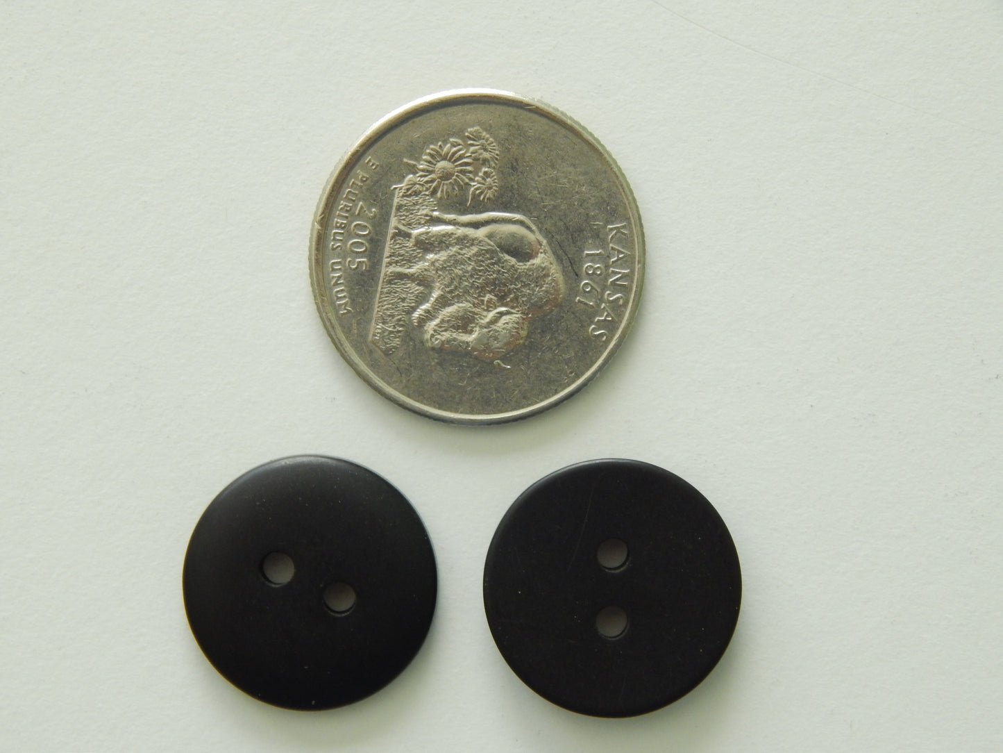 black shirting buttons