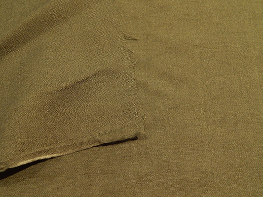 Rustic Olive Rayon Nylon Challis