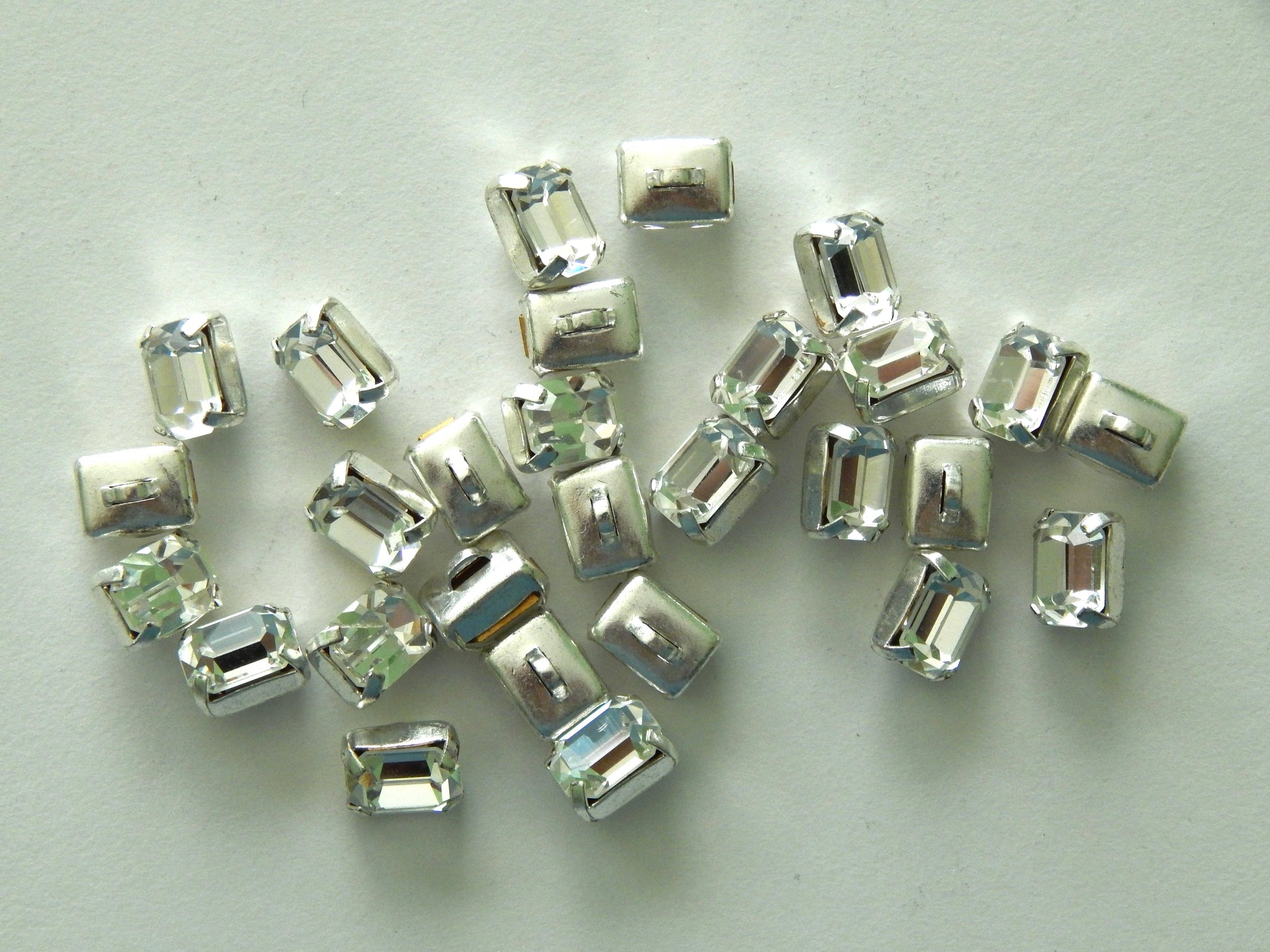 rectangle rhinestone buttons