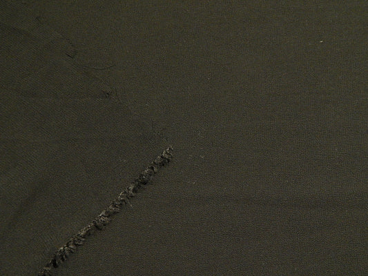 Matte Black Rayon Crepe