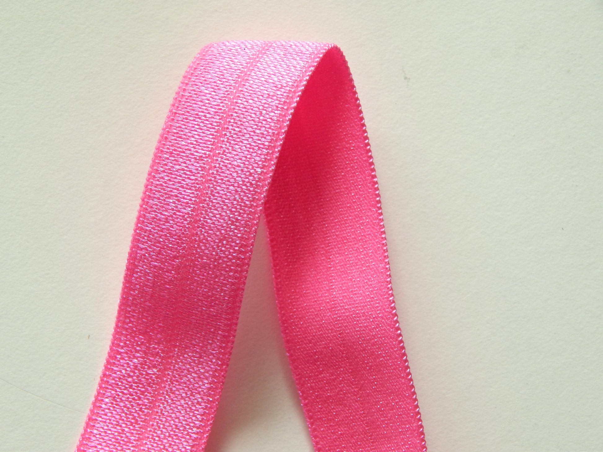 bright pink fold over elastic