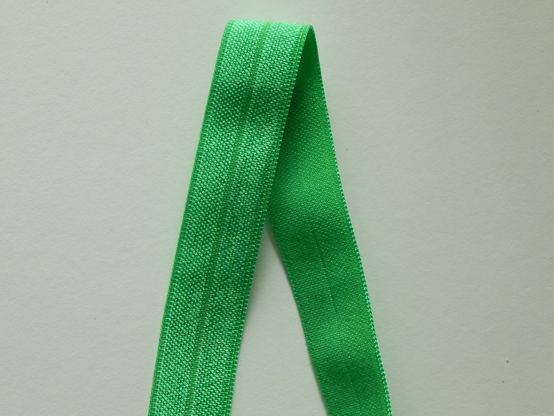 grass green fold over elastic