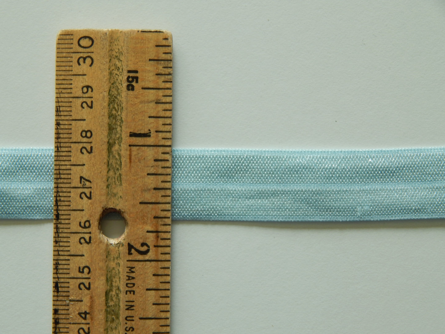 icy blue fold over elastic