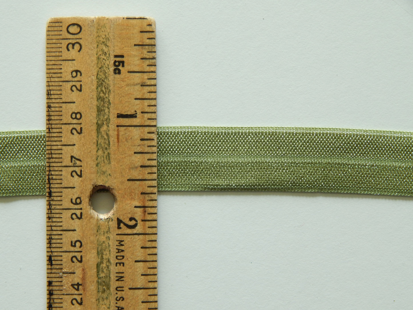 willow green fold over elastic