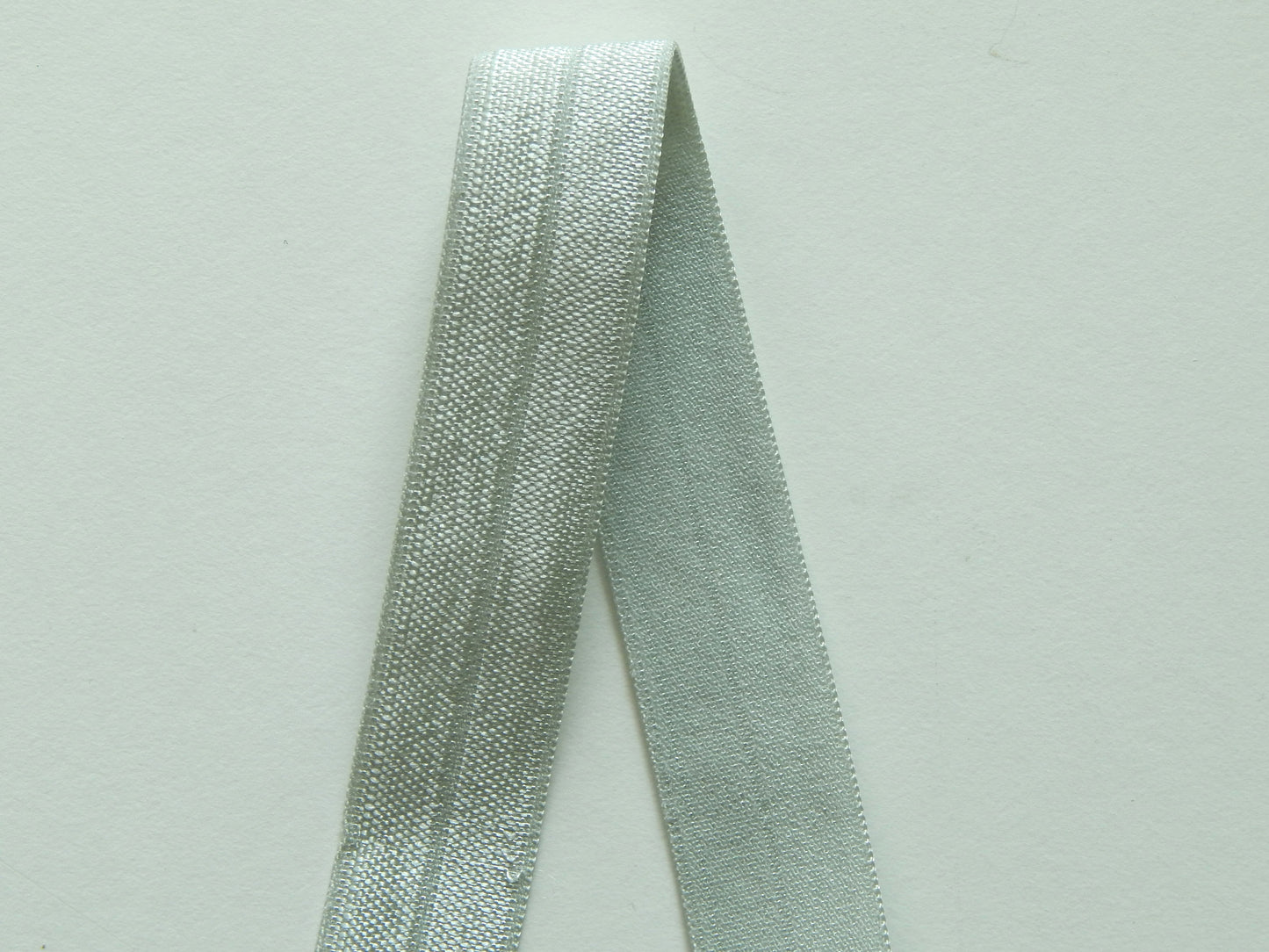 nickel gray fold over elastic