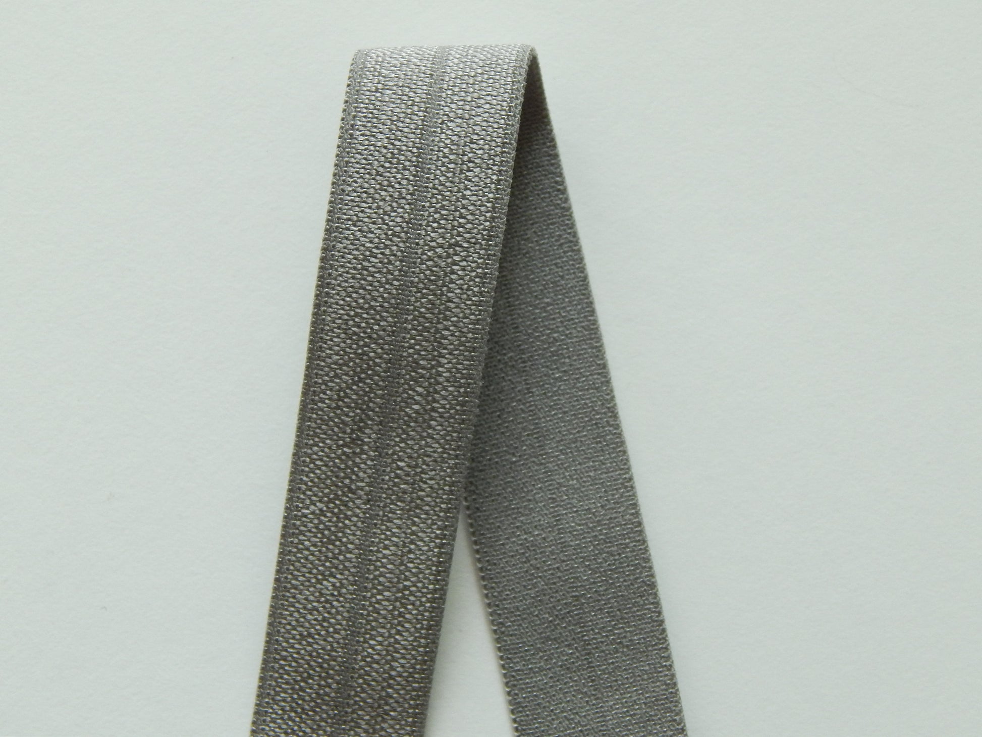 slate grey fold over elastic