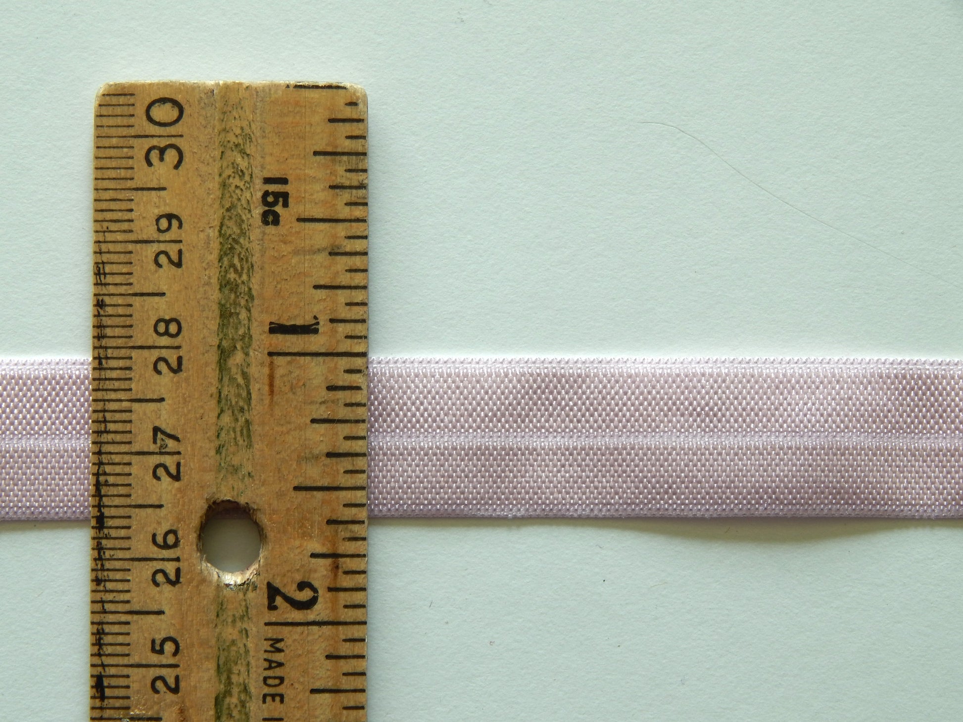 light pink fold over elastic