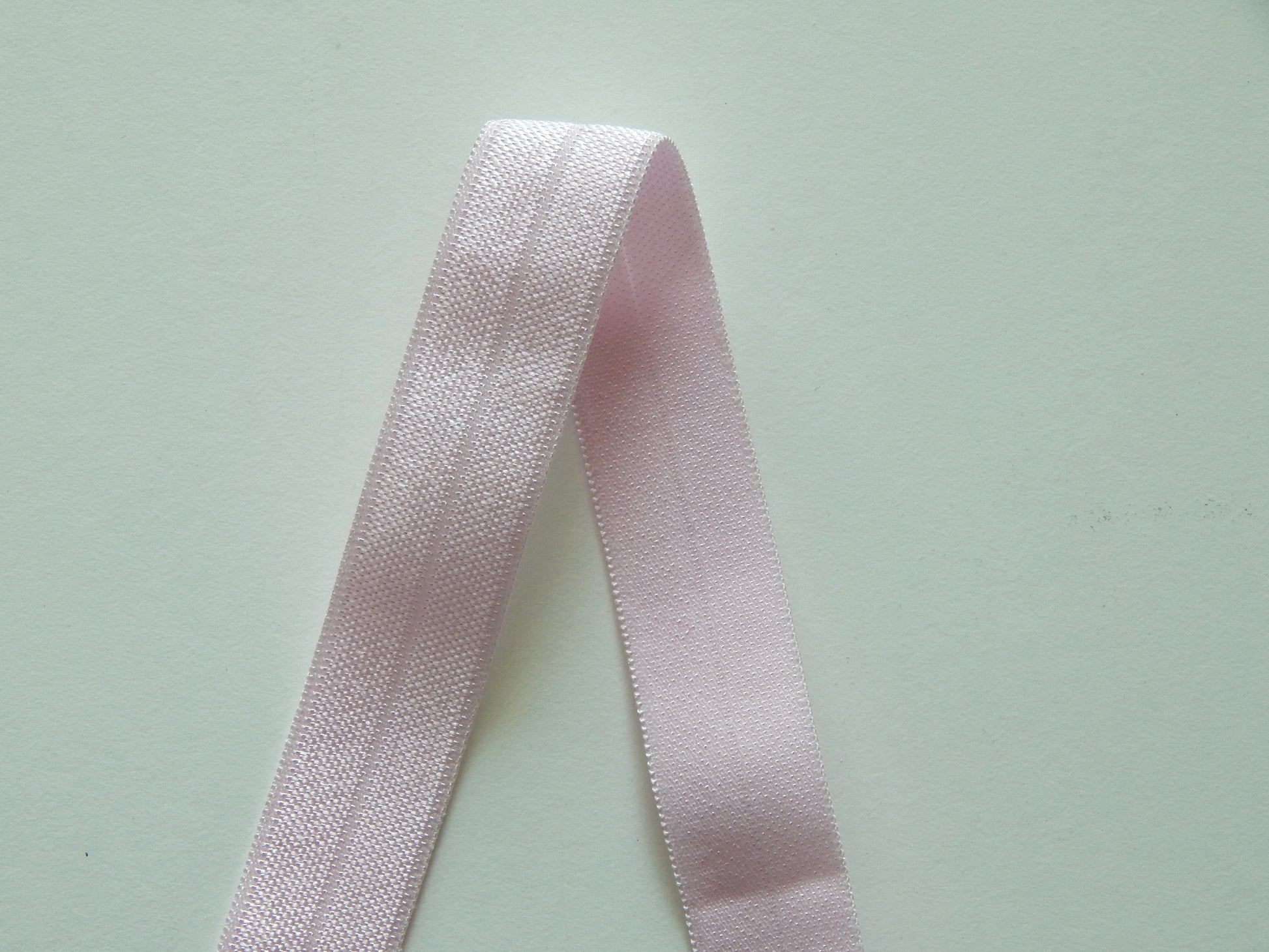 pastel pink fold over elastic