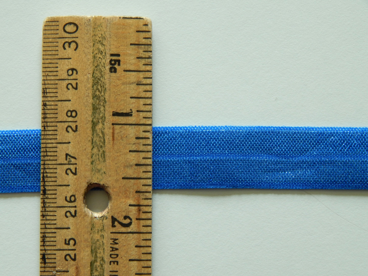 blue fold over elastic