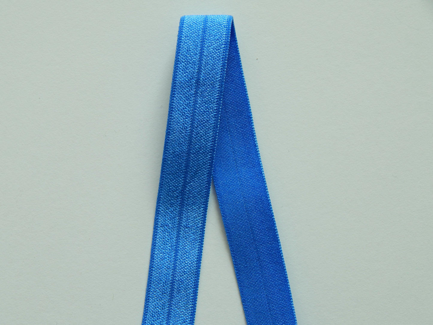 medium blue fold over elastic