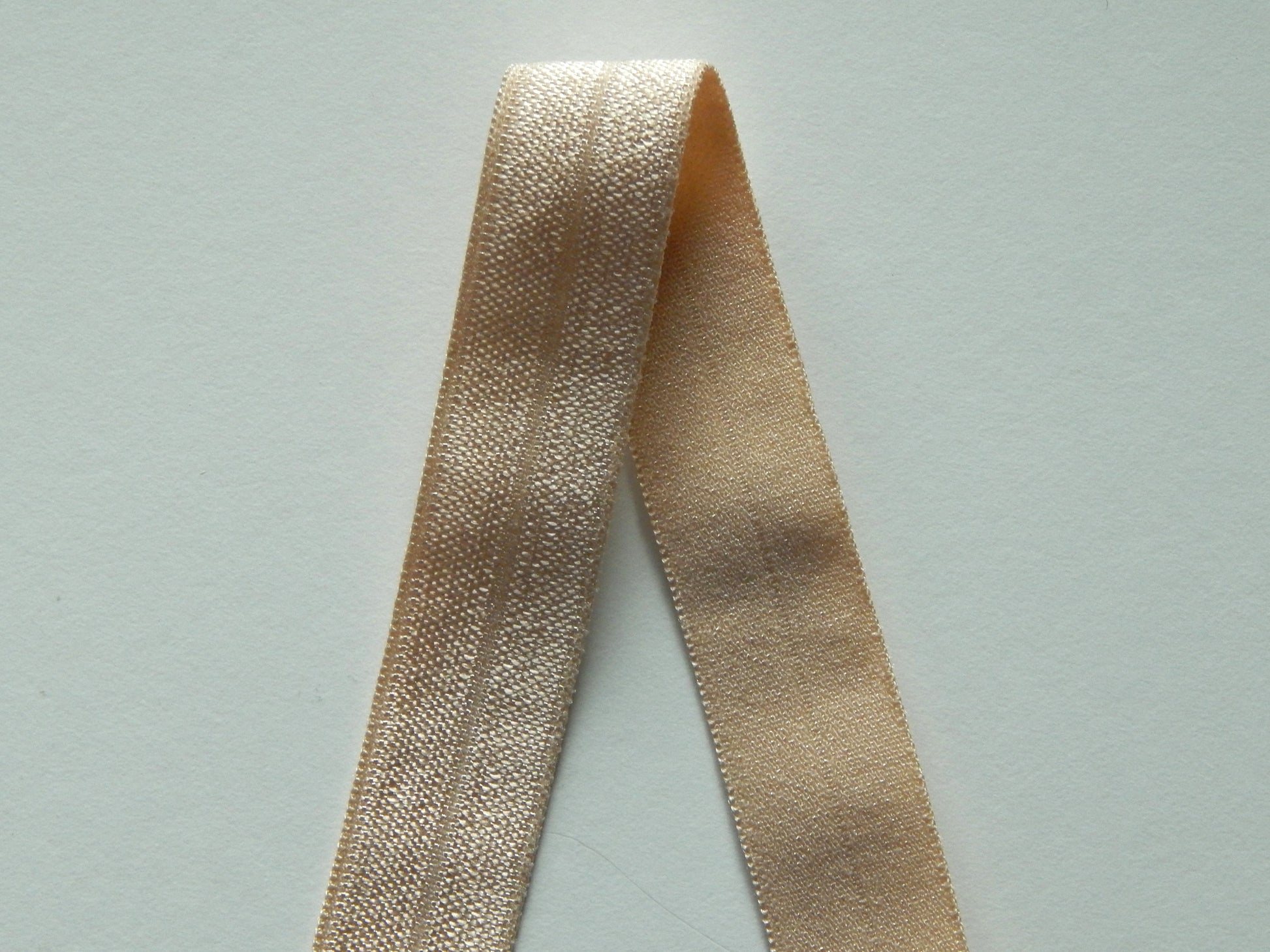nude fold over elastic