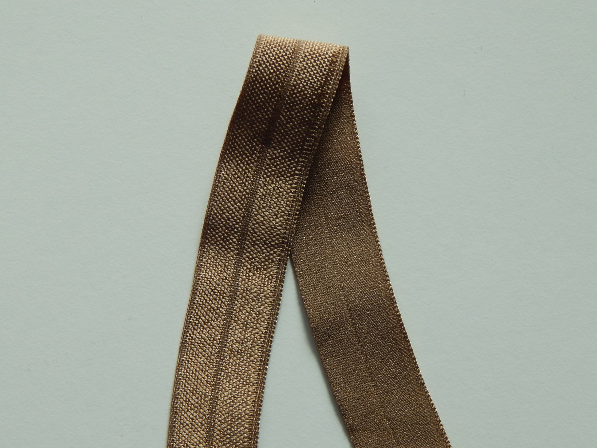 medium brown fold over elastic