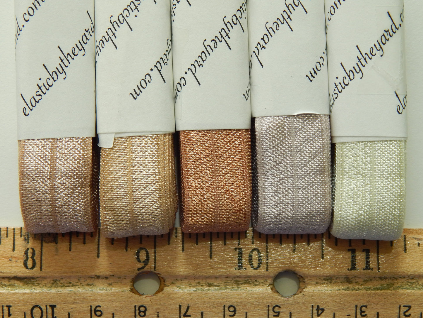 natural colored fold over elastic