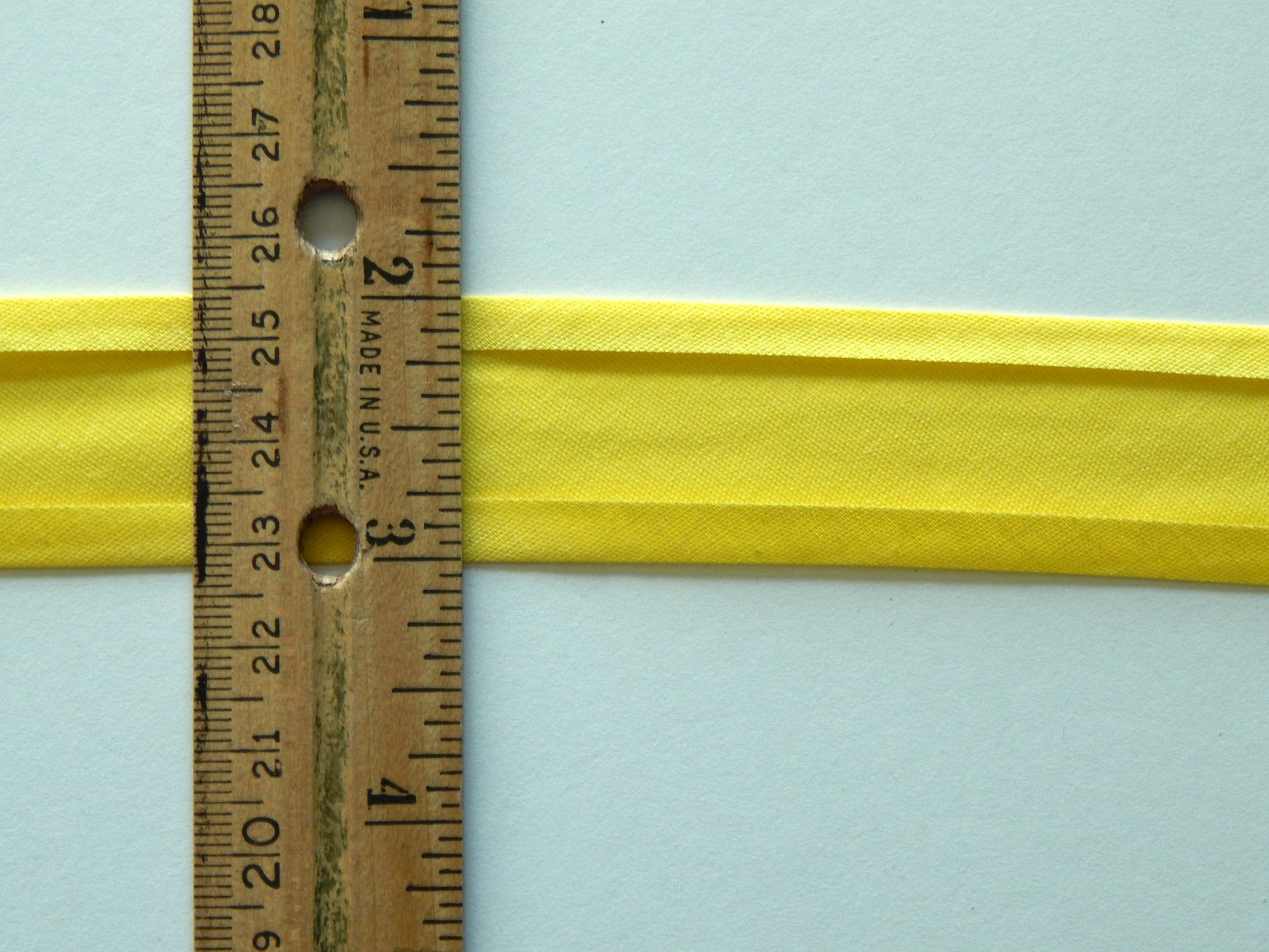yellow bias tape