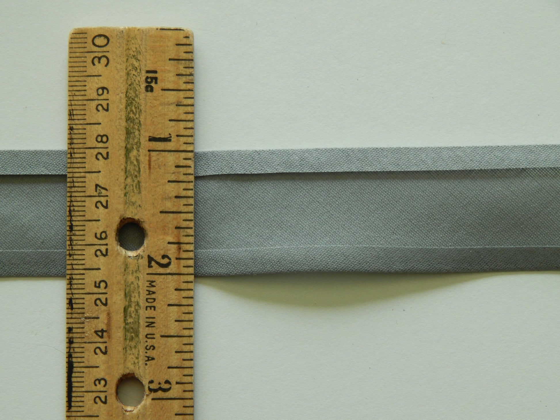 gray bias tape