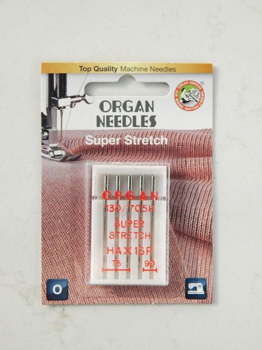 Organ Needles - Super Stretch Asst 5pk