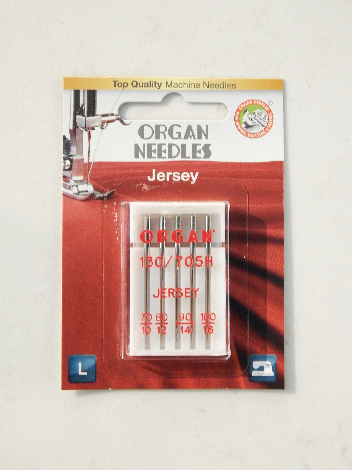 Organ Needles - Jersey Asst 5pk