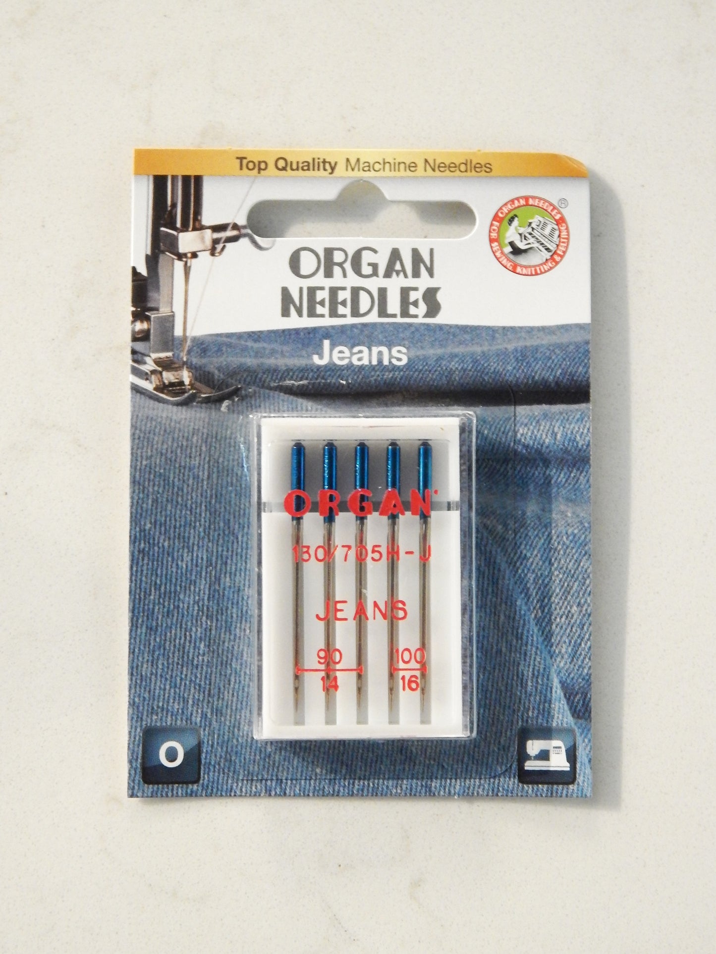 Organ Needles - Jeans Asst 5pk