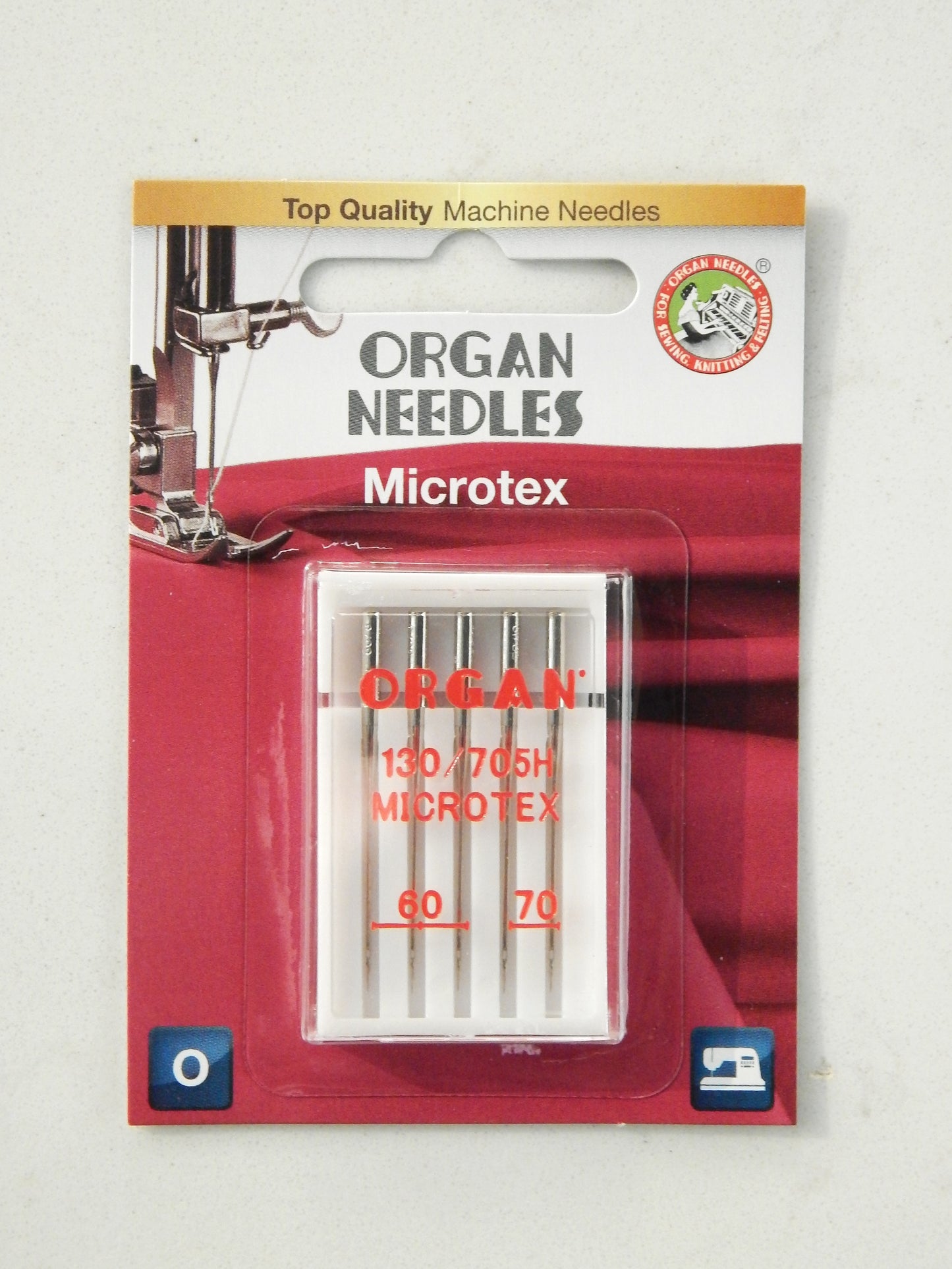 Organ Needles - Microtex Asst 5pk